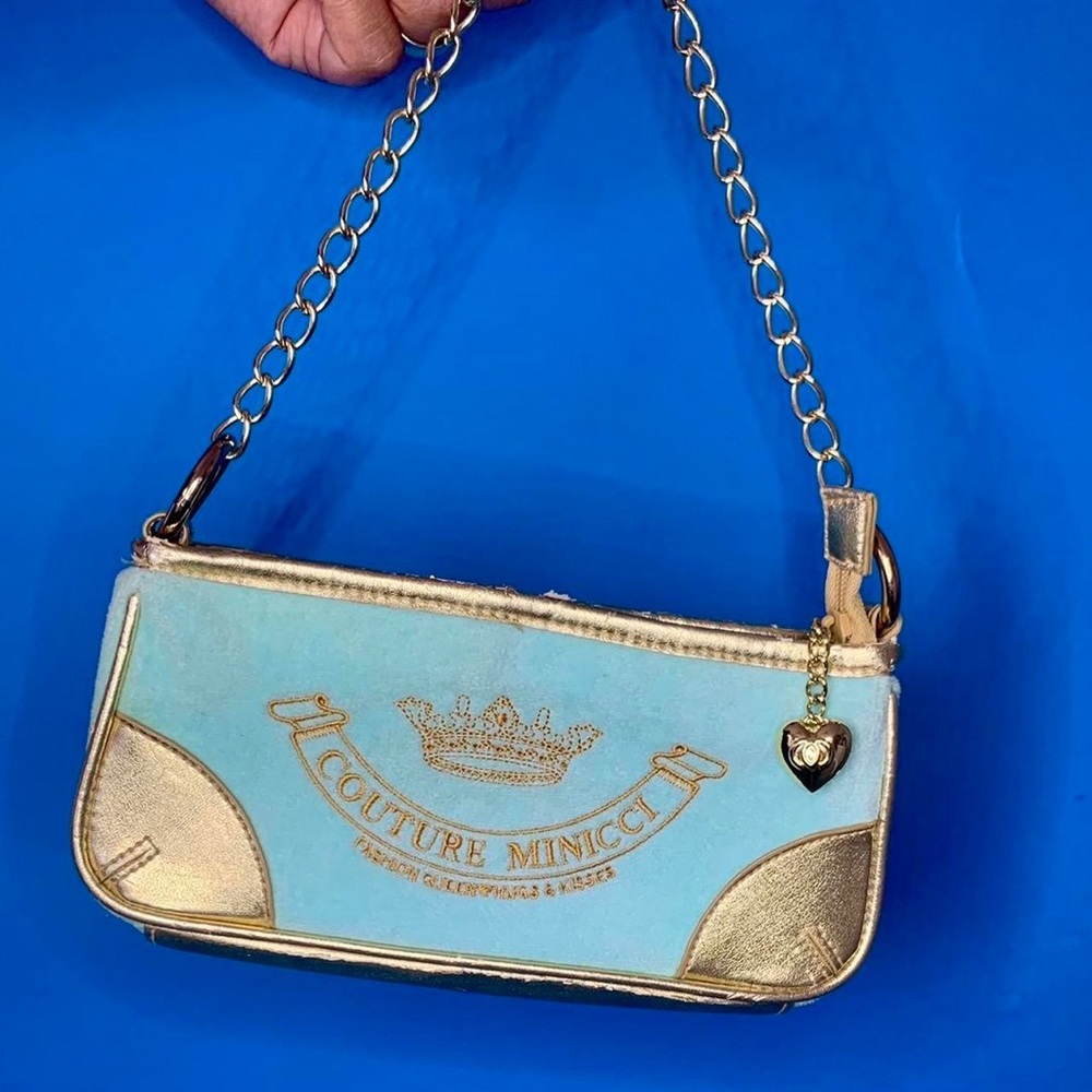 2000s Couture Minicci terry cloth mini bag